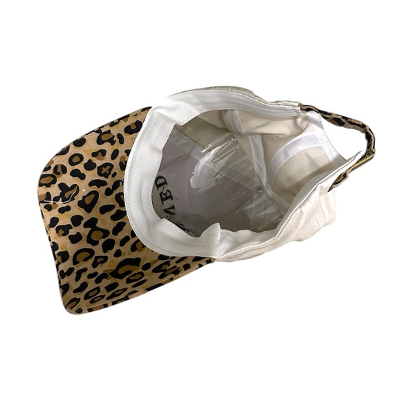 NWT Tanned & Tipsy Leopard Print Graffic embroidered Cap/hat - Picture 5 of 5